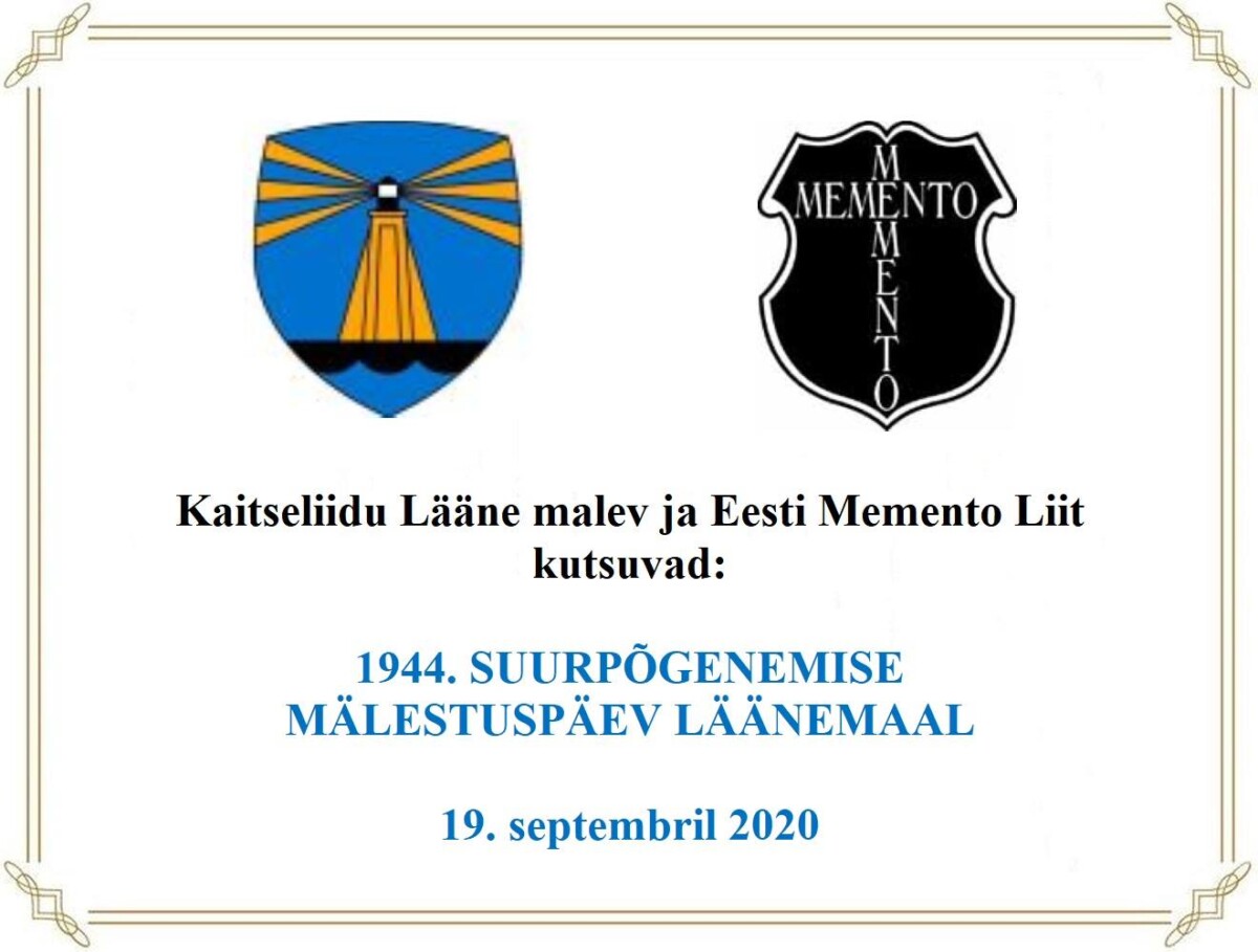 Paadipõgenike mälestussamba avamine Puise rannal 19.09.2020